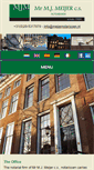 Mobile Screenshot of meijernotarissen.nl
